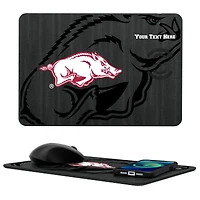 Arkansas Razorbacks Personalized Wireless Charger & Mouse Pad