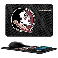 Florida State Seminoles Primary Logo Personalized Wireless Charger & Mouse Pad