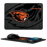 Oregon State Beavers Personalized Wireless Charger & Mouse Pad