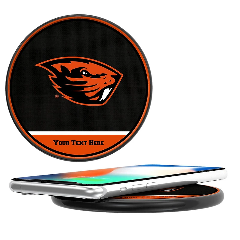 Oregon State Beavers Personalized 10-Watt Wireless Phone Charger
