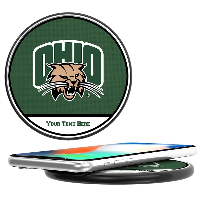 Ohio Bobcats Personalized 10-Watt Wireless Phone Charger