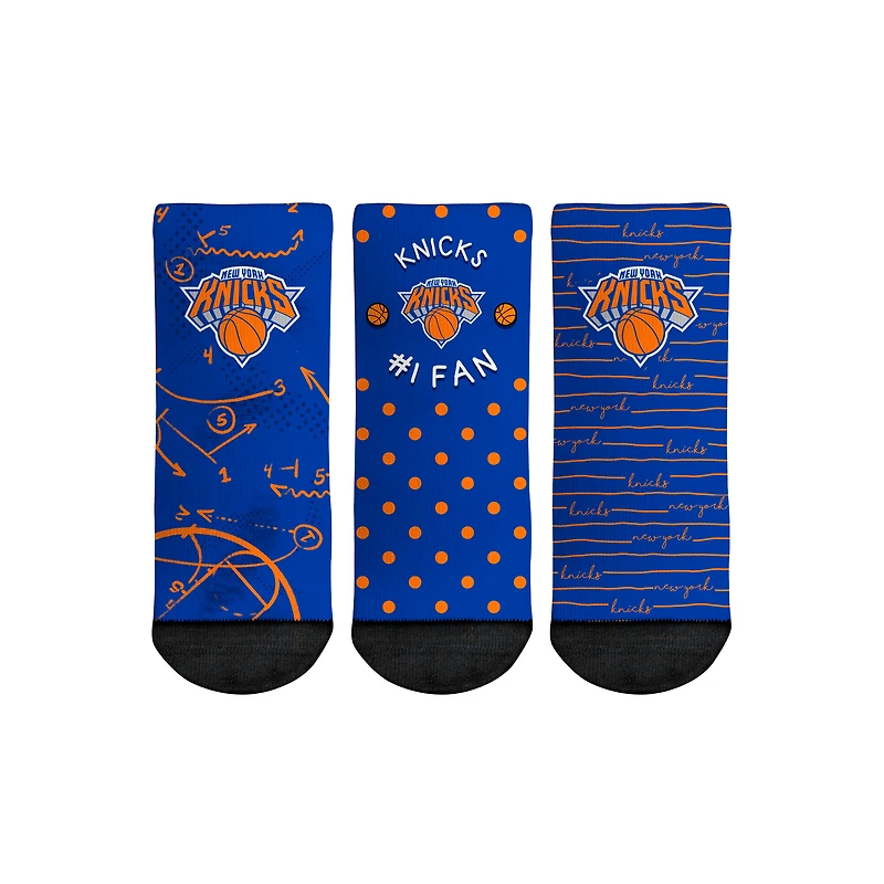 Toddler Rock Em Socks New York Knicks #1 Fan 3-Pack Crew Socks Set