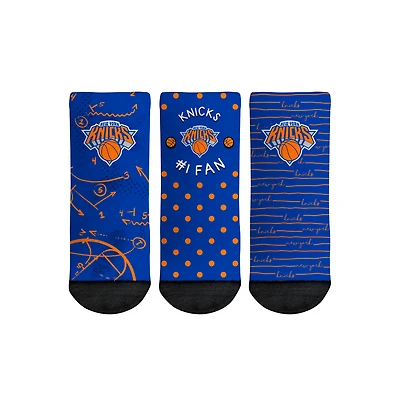 Toddler Rock Em Socks New York Knicks #1 Fan 3-Pack Crew Socks Set