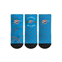 Toddler Rock Em Socks Oklahoma City Thunder #1 Fan 3-Pack Crew Socks Set