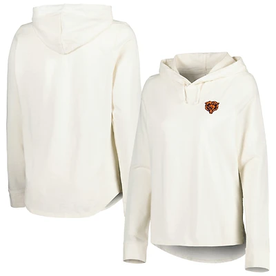 Women's Tommy Bahama Cream Chicago Bears Ashby Isles Jersey Pullover Hoodie