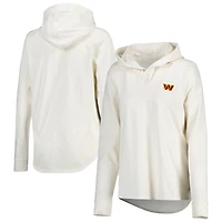 Women's Tommy Bahama Cream Washington Commanders Ashby Isles Jersey Pullover Hoodie