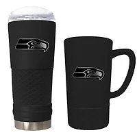 Seattle Seahawks 24oz. Stealth Draft Tumbler and 15oz. Stealth Jump Mug Set
