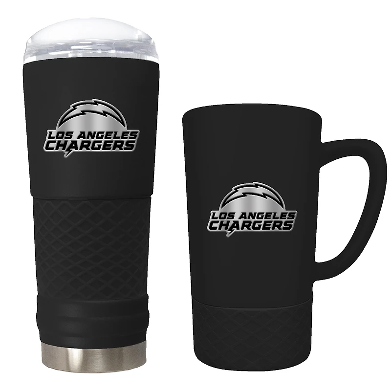 Los Angeles Chargers 24oz. Stealth Draft Tumbler and 15oz. Stealth Jump Mug Set
