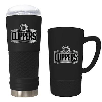LA Clippers 24oz. Stealth Draft Tumbler and 15oz. Stealth Jump Mug Set