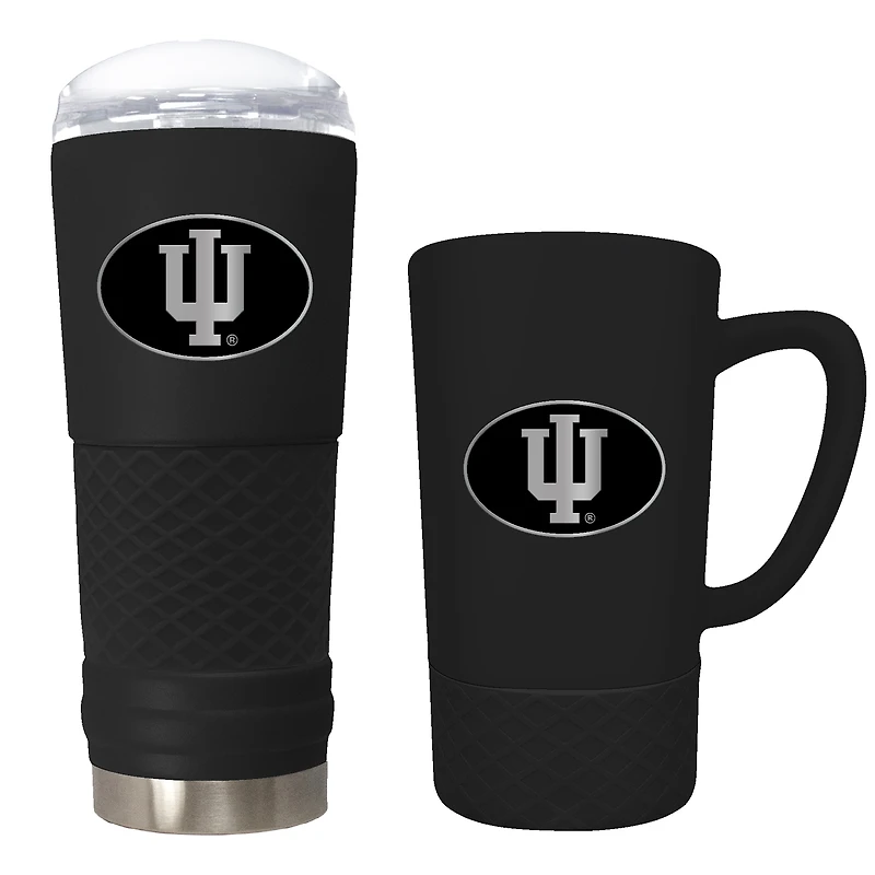 Indiana Hoosiers 24oz. Stealth Draft Tumbler and 15oz. Stealth Jump Mug Set