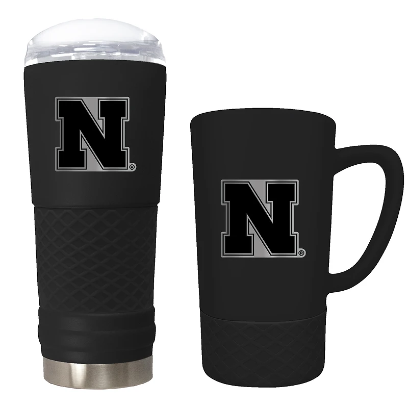 Nebraska Huskers 24oz. Stealth Draft Tumbler and 15oz. Stealth Jump Mug Set