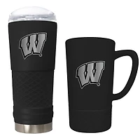 Wisconsin Badgers 24oz. Stealth Draft Tumbler and 15oz. Stealth Jump Mug Set