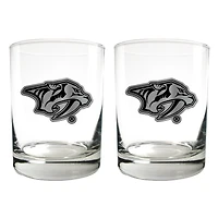 Nashville Predators 15oz. Legacy Rocks Glass Set