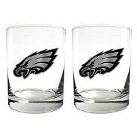 Philadelphia Eagles 15oz. Legacy Rocks Glass Set
