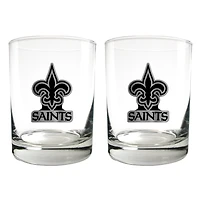 New Orleans Saints 15oz. Legacy Rocks Glass Set