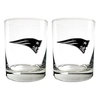 New England Patriots 15oz. Legacy Rocks Glass Set
