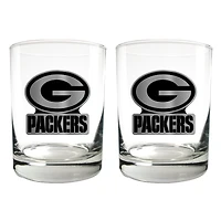 Green Bay Packers 15oz. Legacy Rocks Glass Set