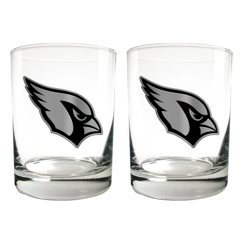 Arizona Cardinals 15oz. Legacy Rocks Glass Set