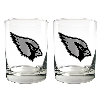 Arizona Cardinals 15oz. Legacy Rocks Glass Set