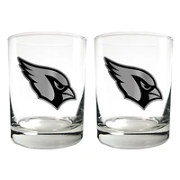 Arizona Cardinals 15oz. Legacy Rocks Glass Set