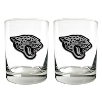 Jacksonville Jaguars 15oz. Legacy Rocks Glass Set
