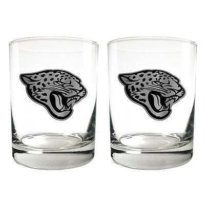 Jacksonville Jaguars 15oz. Legacy Rocks Glass Set
