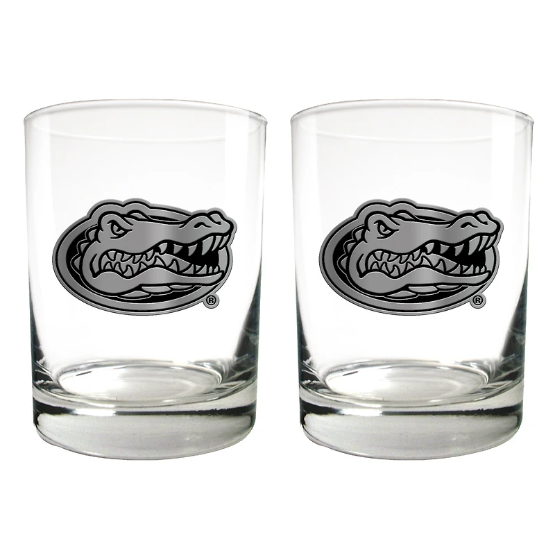 Florida Gators 15oz. Legacy Rocks Glass Set