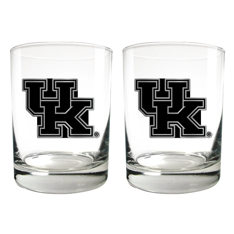 Kentucky Wildcats 15oz. Legacy Rocks Glass Set