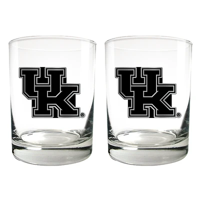 Kentucky Wildcats 15oz. Legacy Rocks Glass Set