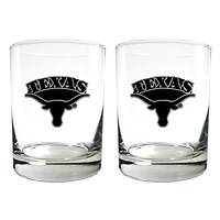 Texas Longhorns 15oz. Legacy Rocks Glass Set
