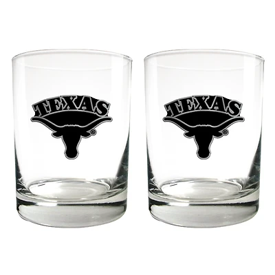 Texas Longhorns 15oz. Legacy Rocks Glass Set