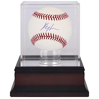 Kyle Lewis Arizona Diamondbacks Autographed Baseball & Mahogany Baseball Display Case