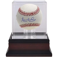 Aaron Nola Philadelphia Phillies Autographed Baseball & Mahogany Baseball Display Case