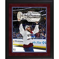 Devon Toews Colorado Avalanche Autographed Framed 2022 Stanley Cup Champions 16" x 20" Raising Cup Photograph