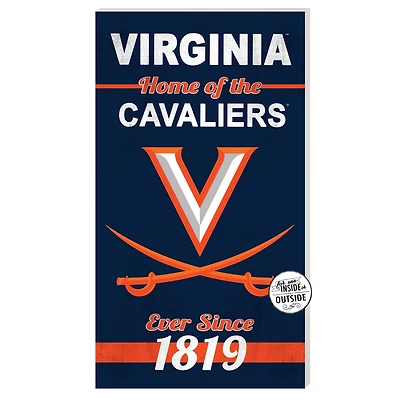 Virginia Cavaliers 11'' x 20'' Home Of The Sign