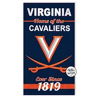 Virginia Cavaliers 11'' x 20'' Home Of The Sign