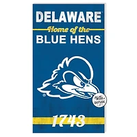 Delaware Fightin' Blue Hens 11'' x 20'' Home Of The Sign