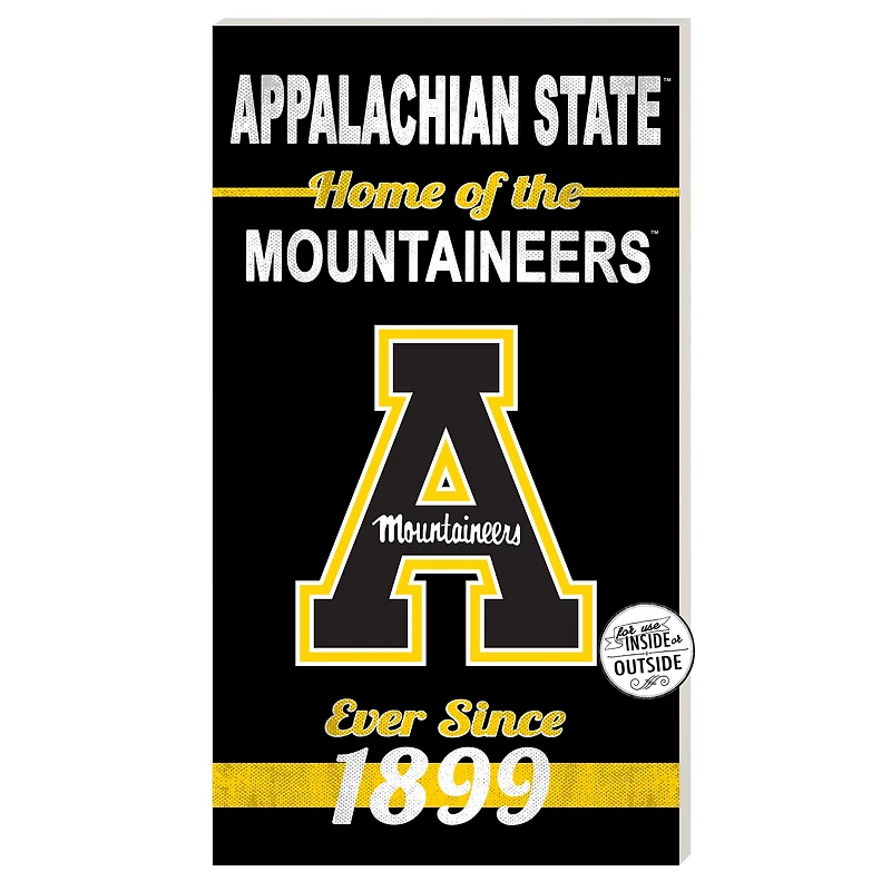 Appalachian State Mountaineers 11'' x 20'' Home Of The Sign