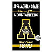 Appalachian State Mountaineers 11'' x 20'' Home Of The Sign