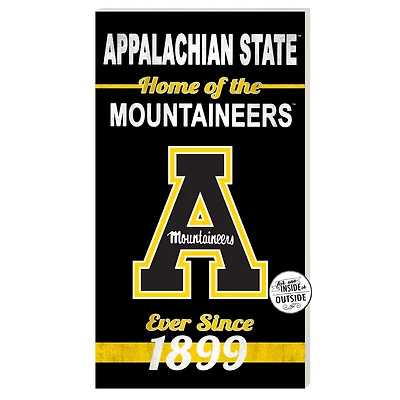 Appalachian State Mountaineers 11'' x 20'' Home Of The Sign
