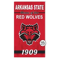 Arkansas State Red Wolves 11'' x 20'' Home Of The Sign