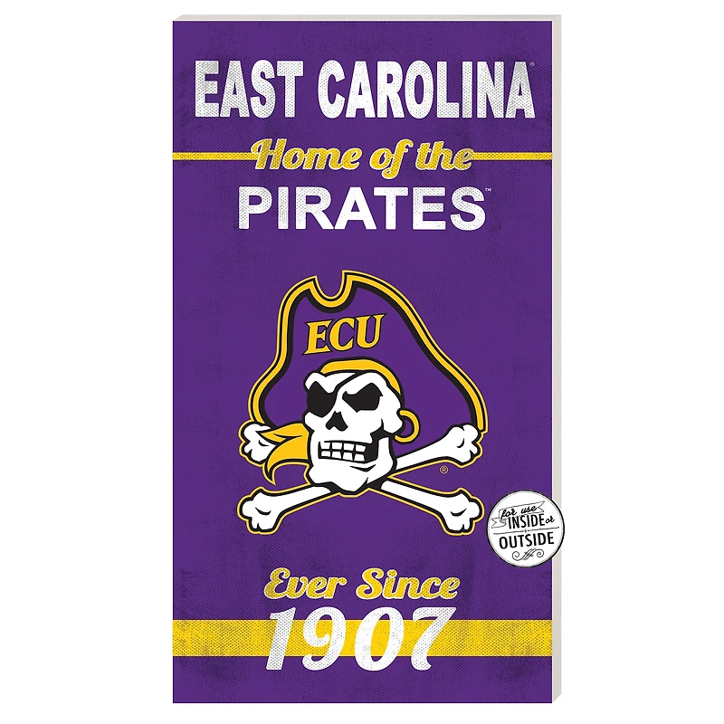 ECU Pirates 11'' x 20'' Home Of The Sign