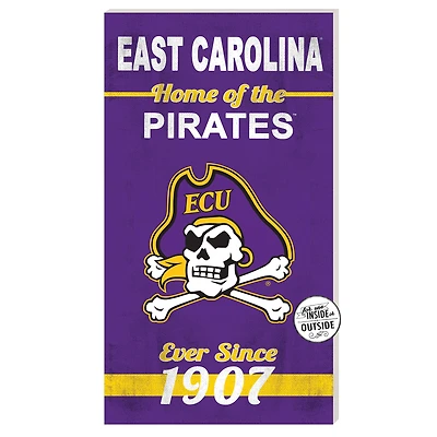 ECU Pirates 11'' x 20'' Home Of The Sign