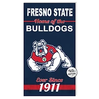 Fresno State Bulldogs 11'' x 20'' Home Of The Sign