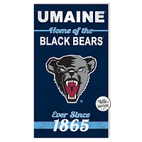 Maine Black Bears 11'' x 20'' Home Of The Sign
