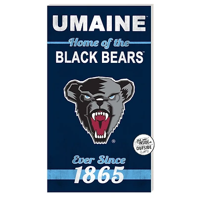Maine Black Bears 11'' x 20'' Home Of The Sign