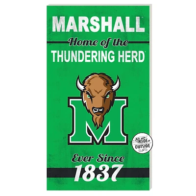 Marshall Thundering Herd 11'' x 20'' Home Of The Sign