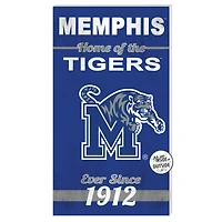Memphis Tigers 11'' x 20'' Home Of The Sign