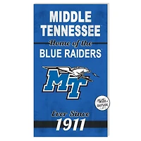 MTSU Blue Raiders 11'' x 20'' Home Of The Sign