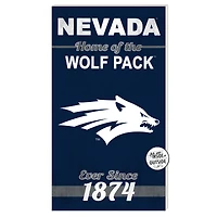 Nevada Wolf Pack 11'' x 20'' Home Of The Sign